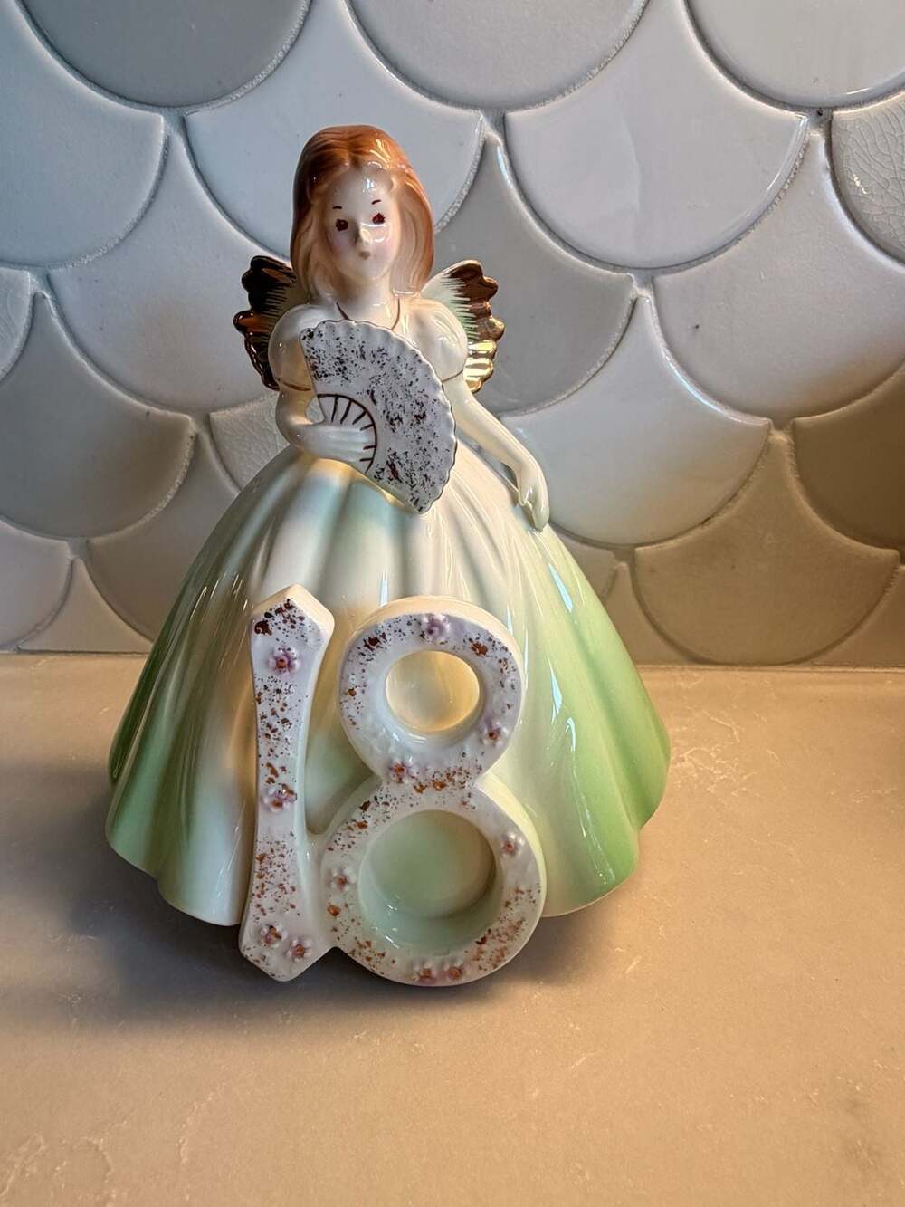 Vintage Josef Originals Birthday Girl Age 18 Porcelain Figurine
